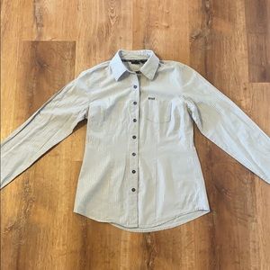 Grey/silver pin stripes Cruel Girl button up.